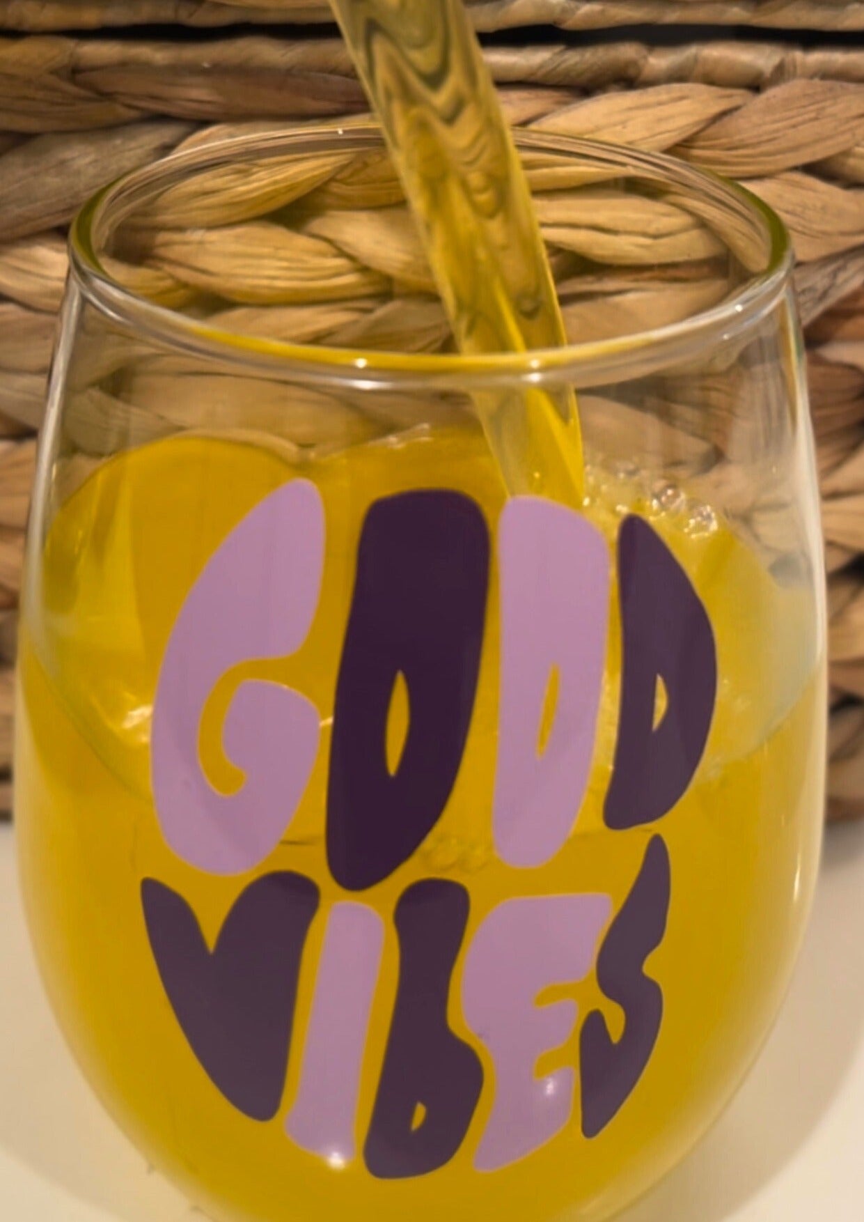 Good Vibes | Wine Glass