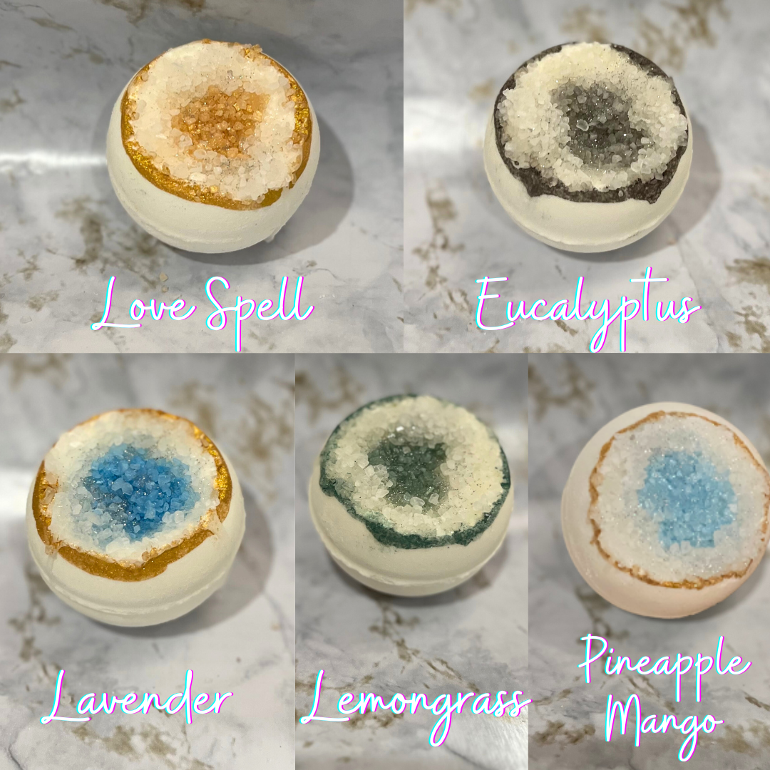 Assorted Geode Bath Bombs | Wholesale | 6oz