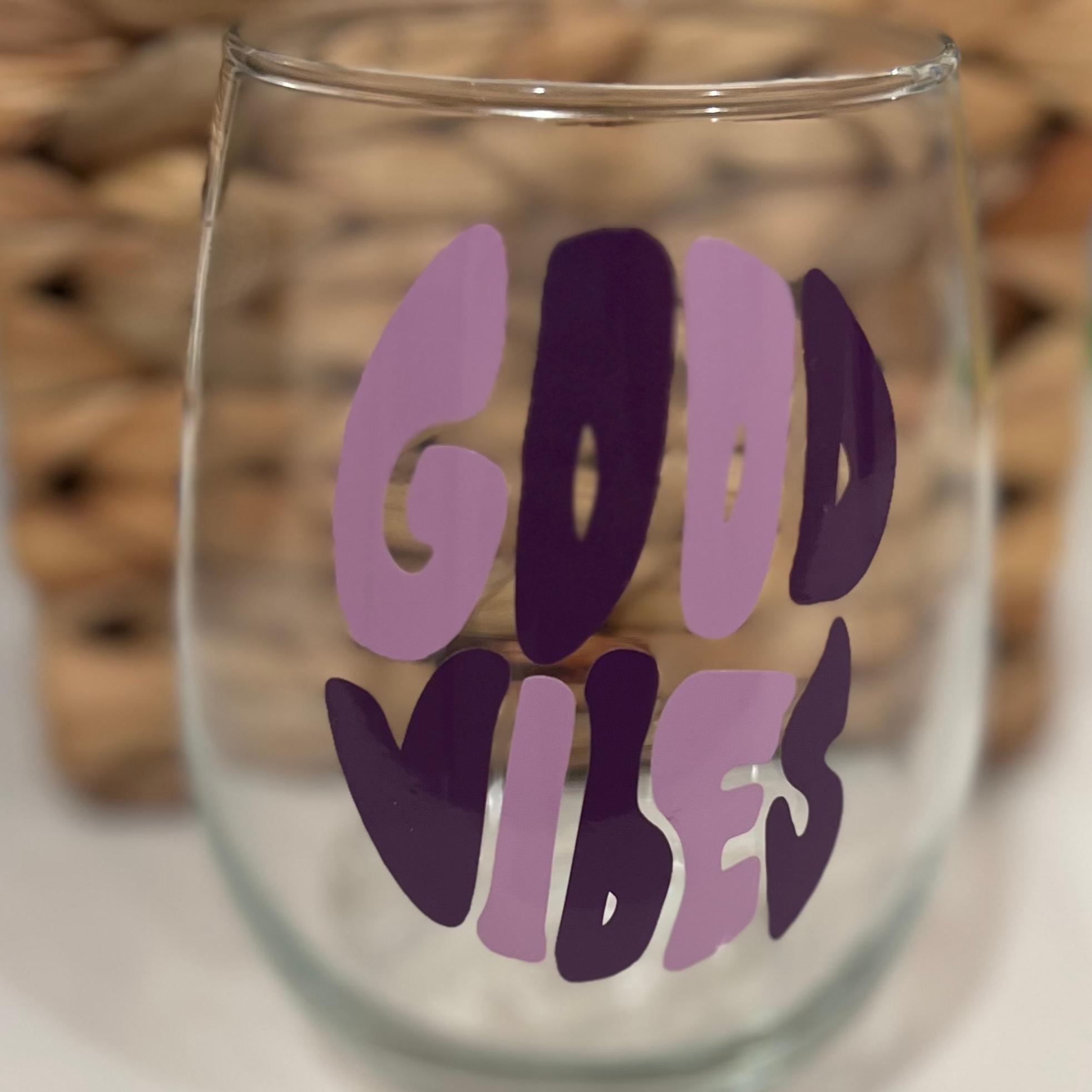 Good Vibes | Wine Glass