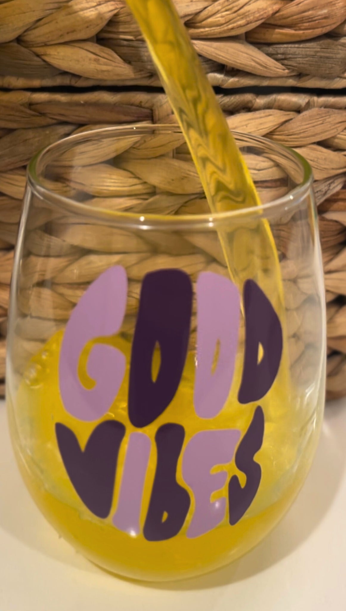 Good Vibes | Wine Glass